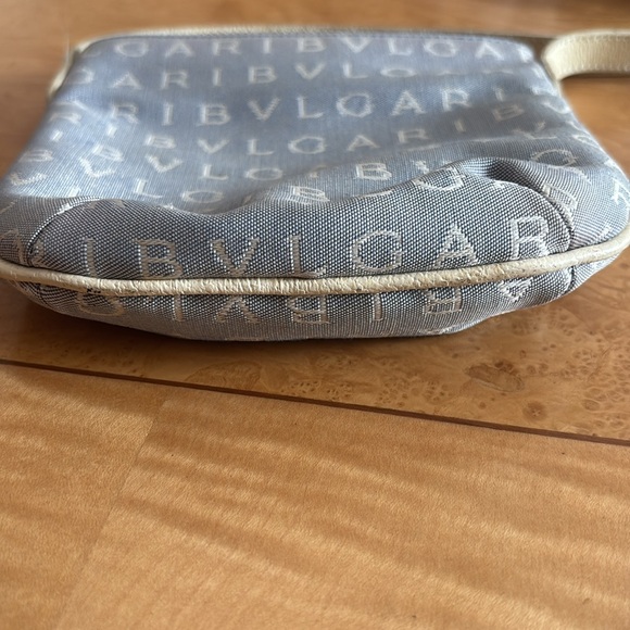 EUC Bvlgari Denim Mini Pouchette Shoulder Bag - Picture 3 of 11